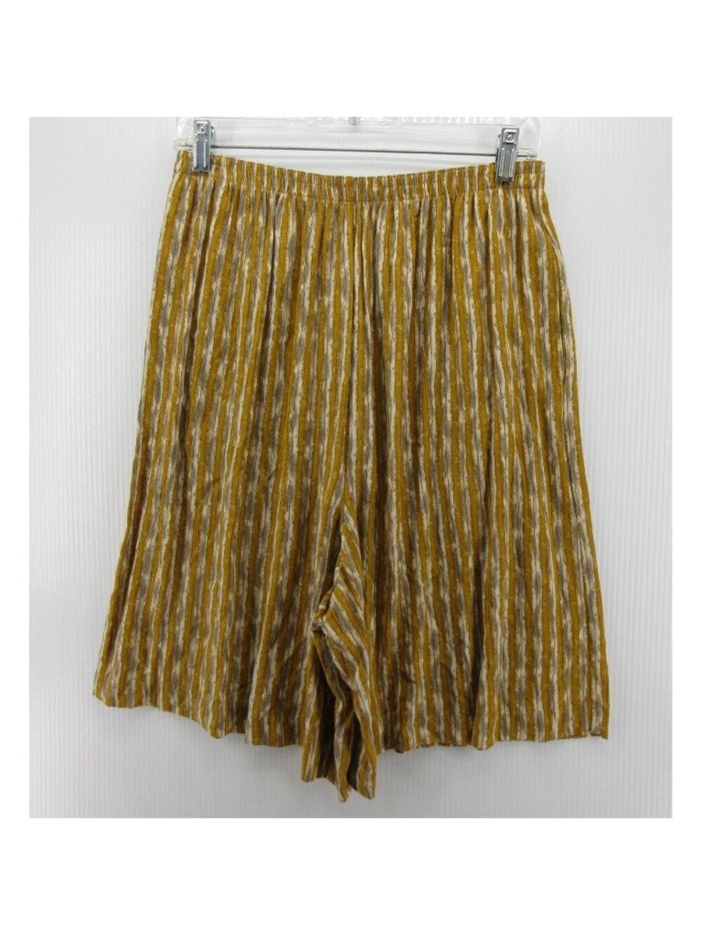 VGT Carole Little Shorts 14 Culotte Ikat Striped 90s Pull On Hippie